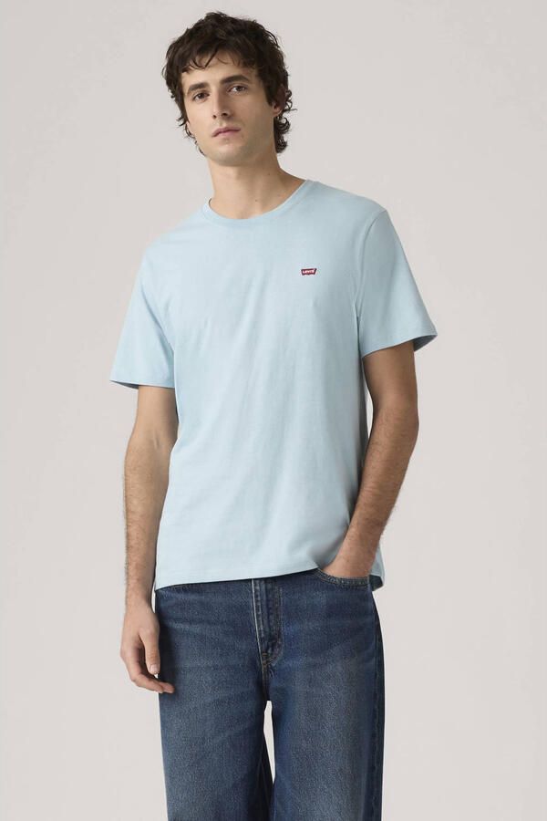 LEVI'S Heren Polo's & T-shirts Ss Original Hm Tee Lichtblauw - Foto 5