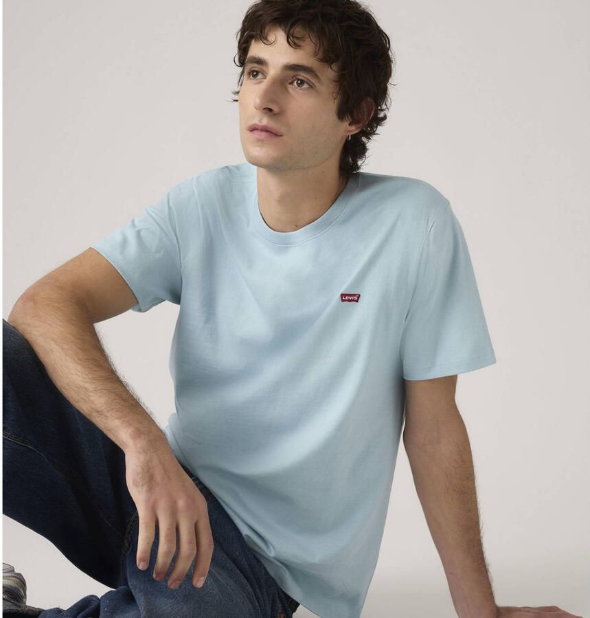 LEVI'S Heren Polo's & T-shirts Ss Original Hm Tee Lichtblauw - Foto 6