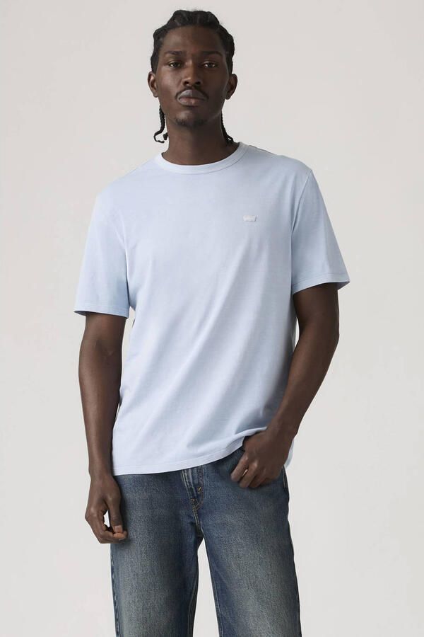 LEVI'S Heren Polo's & T-shirts Original Tee Garment Dye Lichtblauw - Foto 5