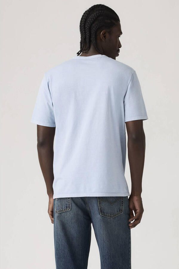 LEVI'S Heren Polo's & T-shirts Original Tee Garment Dye Lichtblauw - Foto 6