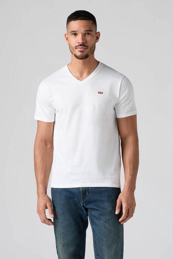 Levi's Heren Wit T-shirt Korte Mouw White Heren - Foto 3