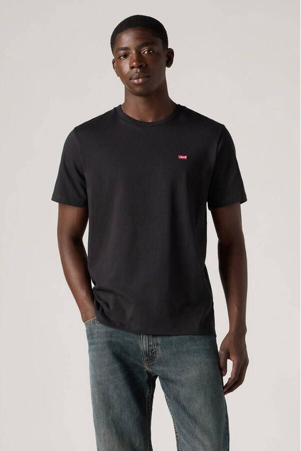 Levi's Zwarte Katoenen Heren T-Shirt met Korte Mouwen Black Heren - Foto 5