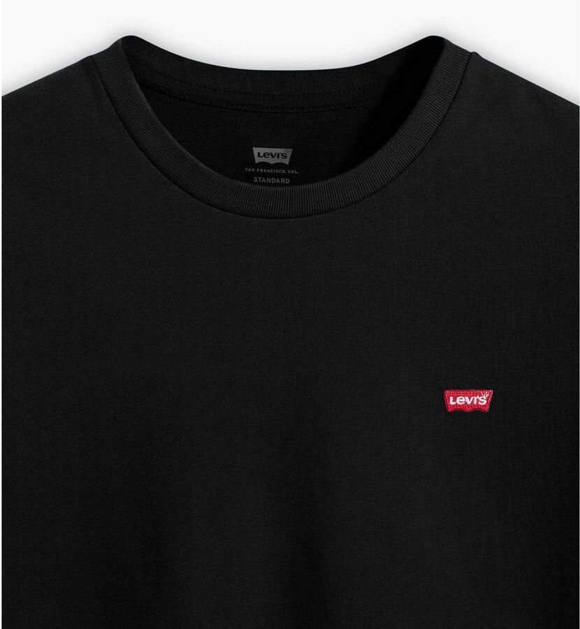 Levi's Zwarte Katoenen Heren T-Shirt met Korte Mouwen Black Heren - Foto 6