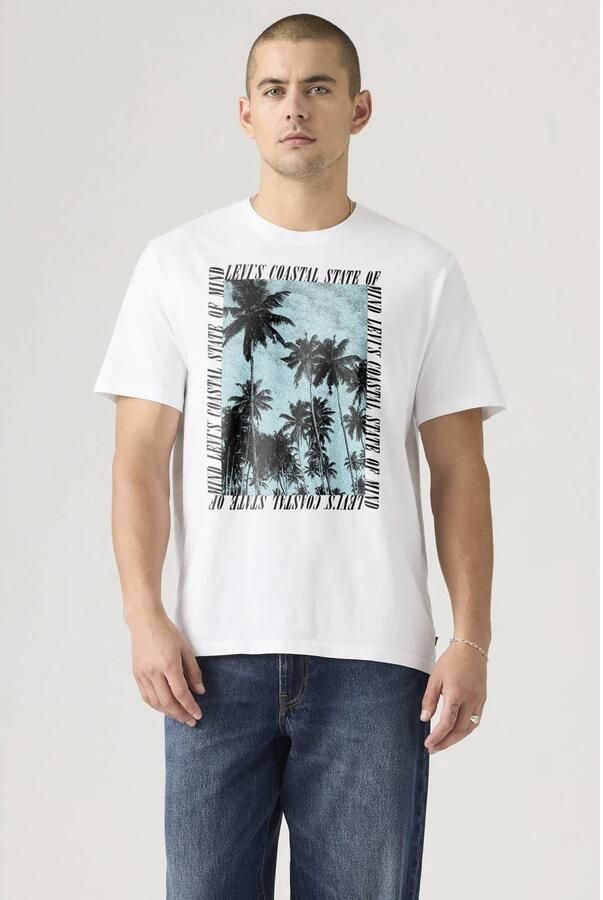 Levi's relaxed fit T-shirt met print wit - Foto 2