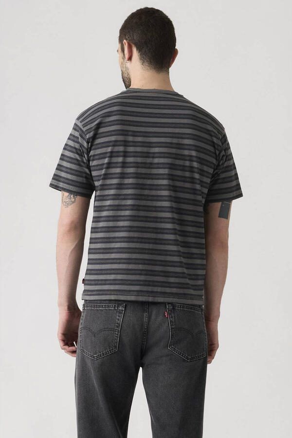 Levi's relaxed gestreept T-shirt grijs - Foto 2