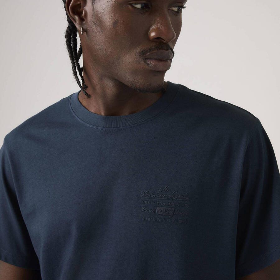 Levi's relaxed T-shirt donkerblauw - Foto 2