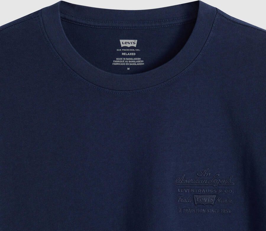 Levi's relaxed T-shirt donkerblauw - Foto 3