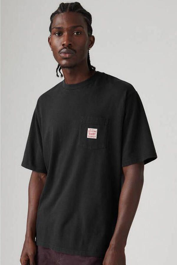 Levi's T-shirt Korte Mouw Levis T-shirt met zakje voor werk