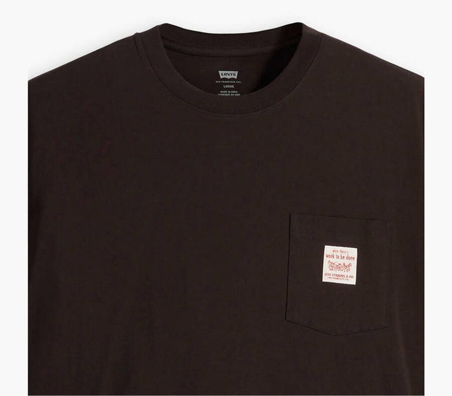 Levi's T-shirt Korte Mouw Levis T-shirt met zakje voor werk - Foto 2