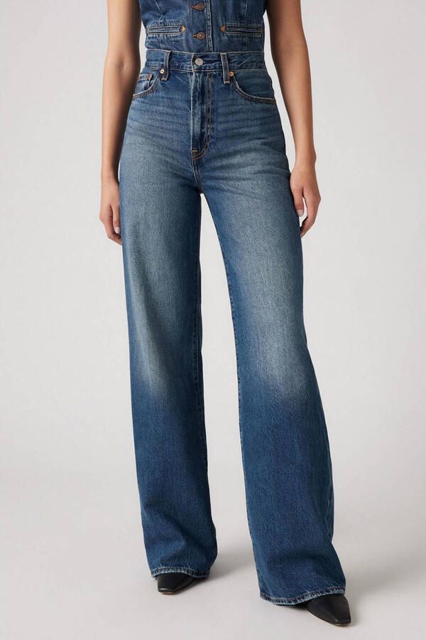 Levi's RIBCAGE WIDE LEG H223 ROSIE PO high waist wide leg jeans - Foto 5