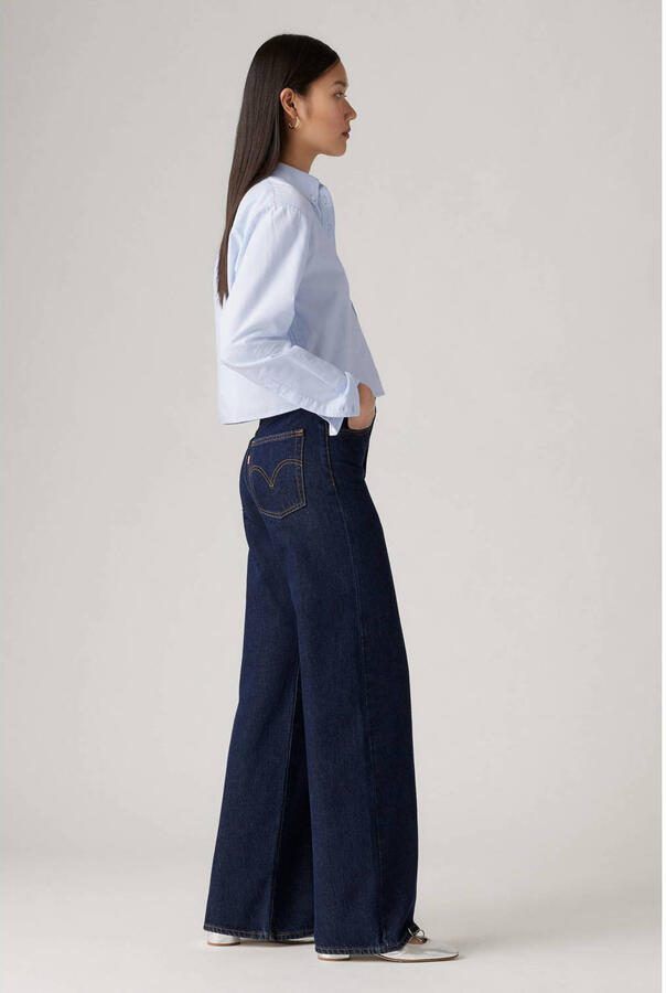 Levi's 300 Wide & loose fit jeans van pure katoen model 'RIBCAGE WIDE LEG' - Foto 2