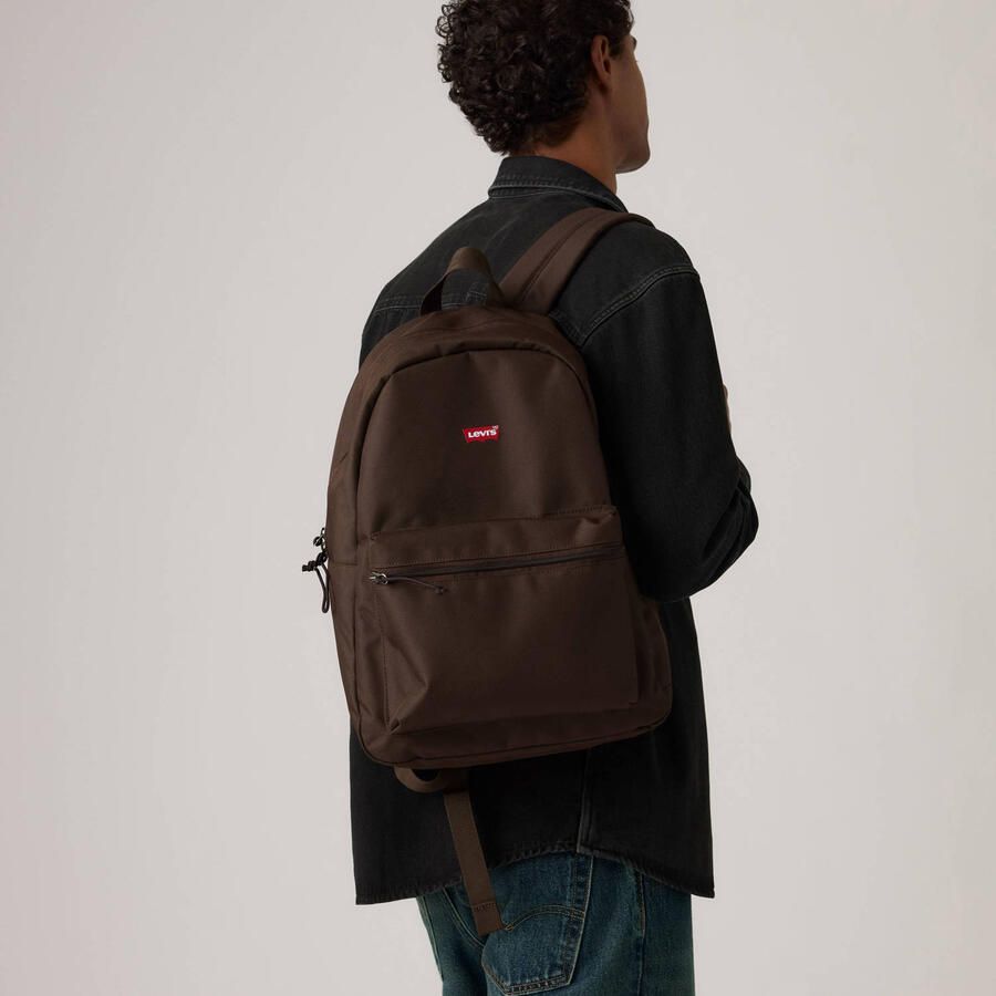 Levi's rugzak Basic donkerbruin - Foto 2