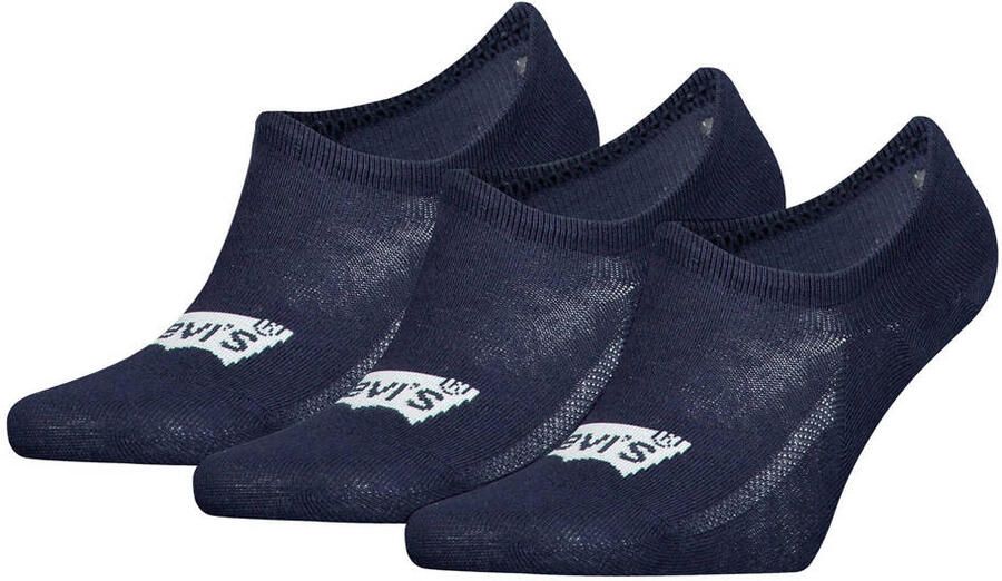 Levi's sneakersokken donkerblauw (set van 3)