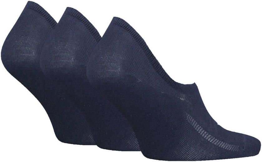 Levi's sneakersokken donkerblauw (set van 3) - Foto 2