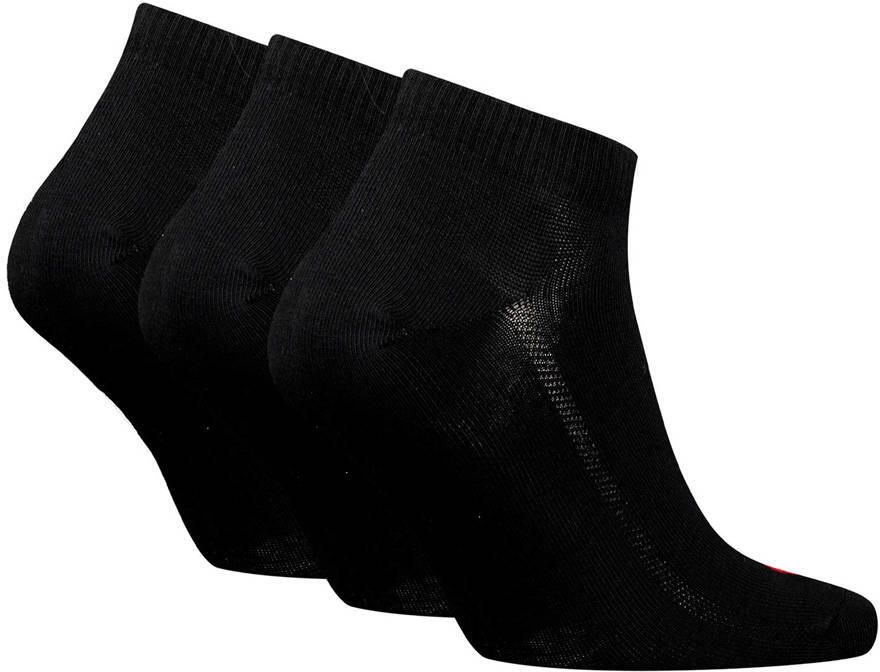 Levi's Sokken met labeldetail in een set van 3 paar model 'LOW CUT BATWING LOGO'