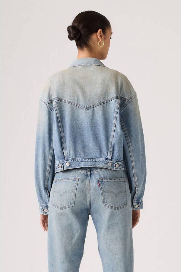 Levi's spijkerjas light blue denim - Foto 3