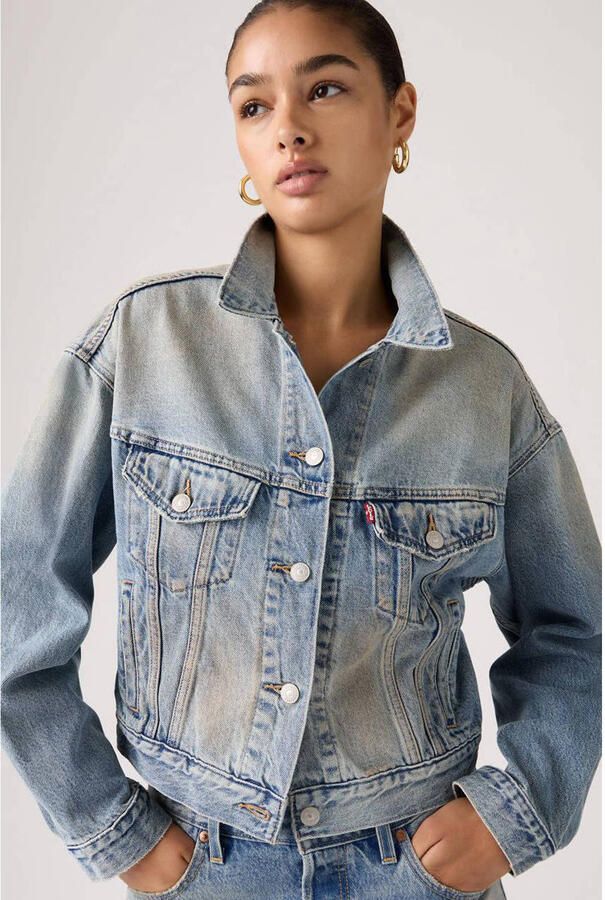 Levi's spijkerjas light blue denim - Foto 2