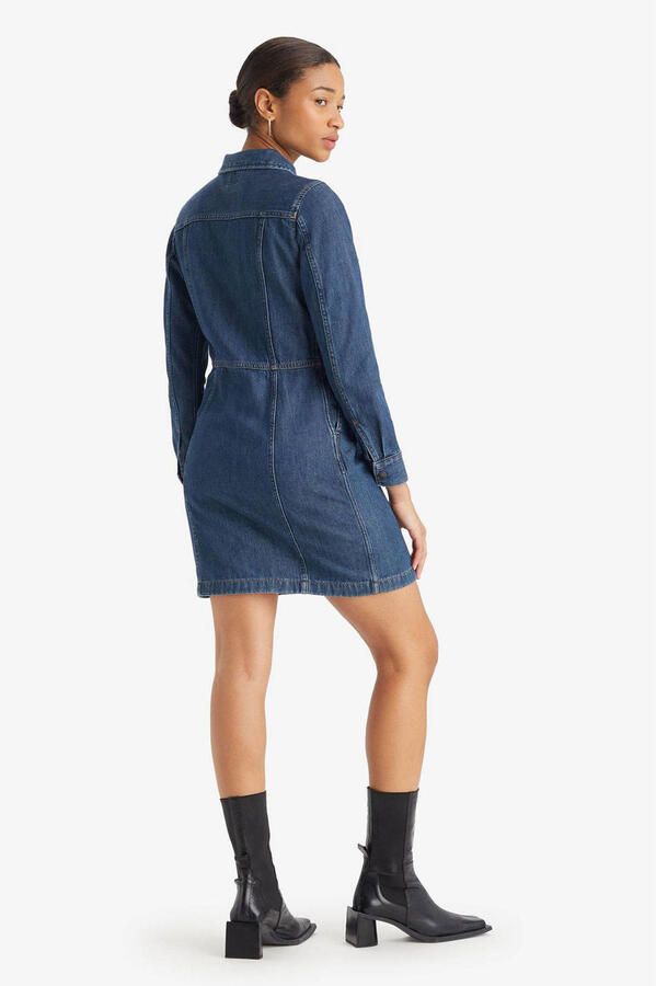 Levi's Jeans jurk FLYNN WESTERN CORE DRES (Nieuwe collectie) - Foto 2