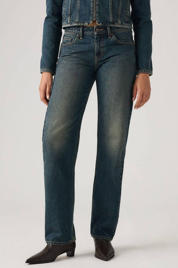 Levi's straight leg jeans donkerblauw
