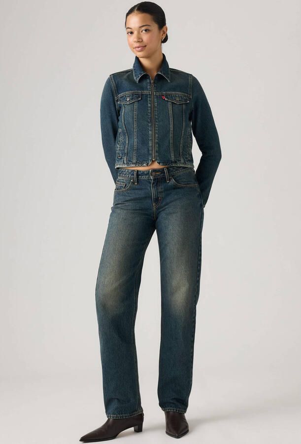 Levi's straight leg jeans donkerblauw - Foto 2