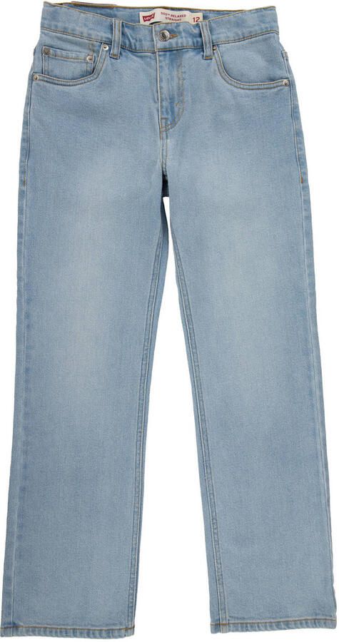 Levi's straight leg jeans light blue denim