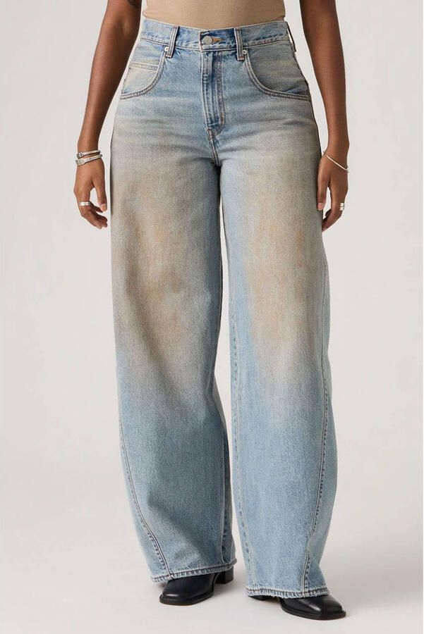 LEVI'S Dames Jeans Super Baggy Barrel Lichtblauw - Foto 5