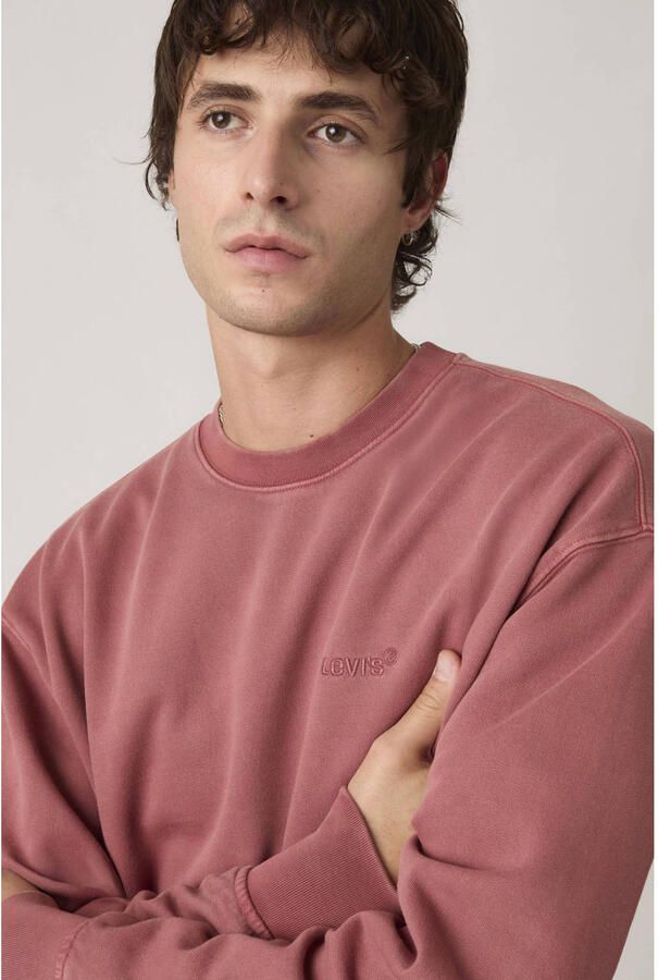 Levi's Sweatshirt met logo-stitching en ronde hals - Foto 2