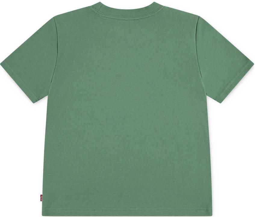 Levi's T-shirt groen broderie - Foto 2