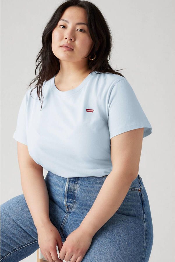 Levi's Plus Levi's Plus T-shirt PL THE PERFECT met logoborduursel - Foto 3