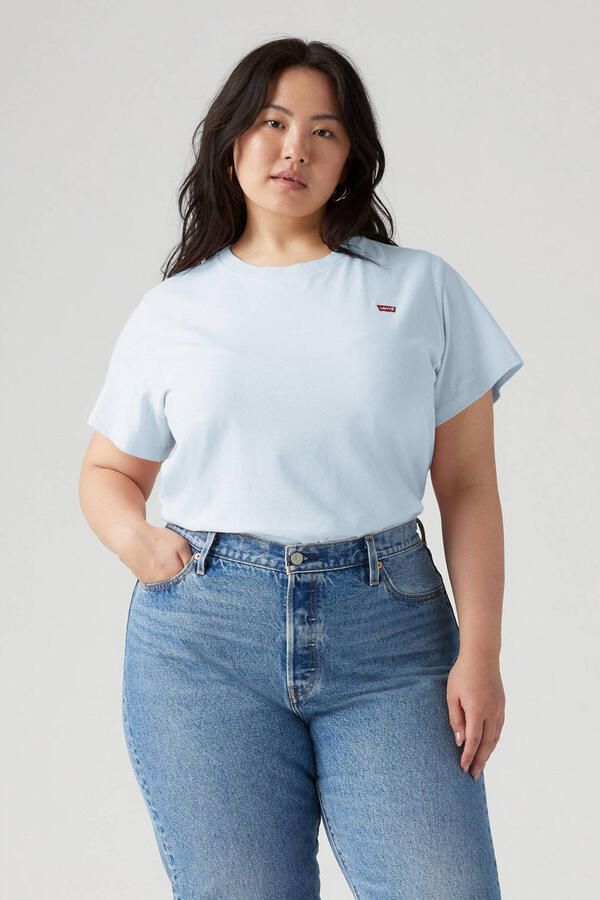 Levi's Plus Levi's Plus T-shirt PL THE PERFECT met logoborduursel - Foto 2