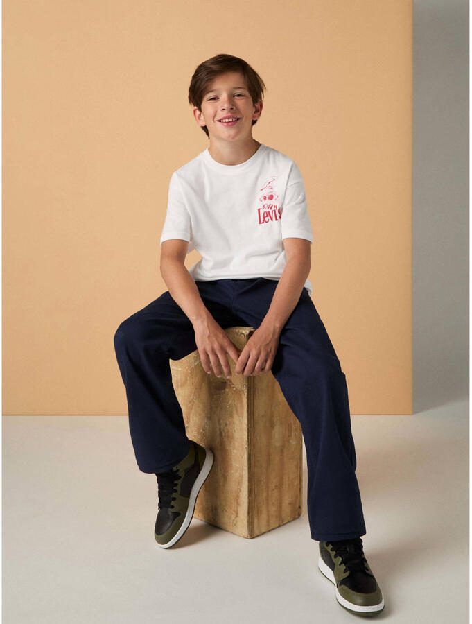 Levi's T-shirt met backprint wit - Foto 2