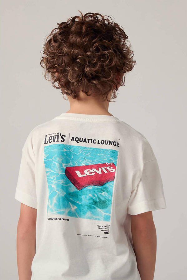 Levi's T-shirt met backprint wit - Foto 2