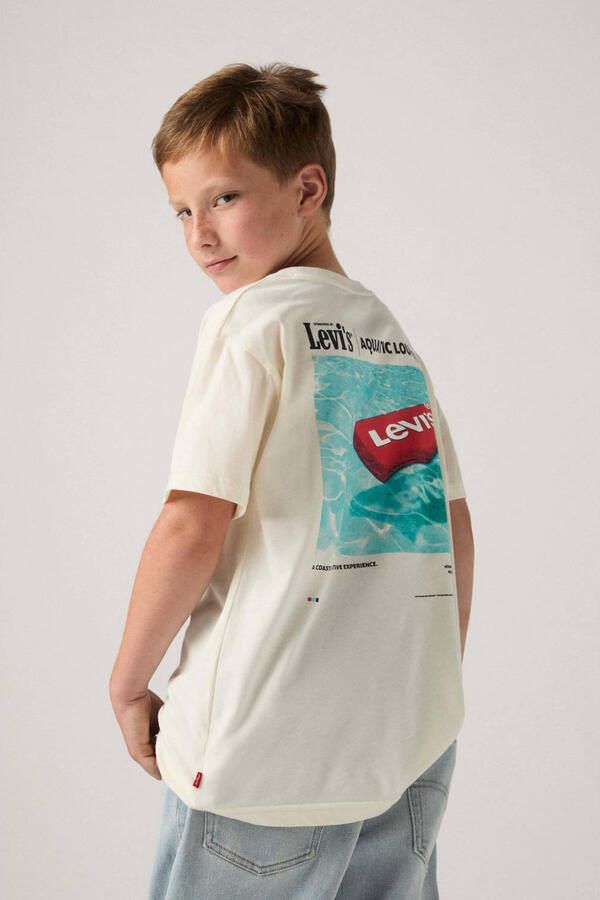 Levi's T-shirt met backprint wit - Foto 3