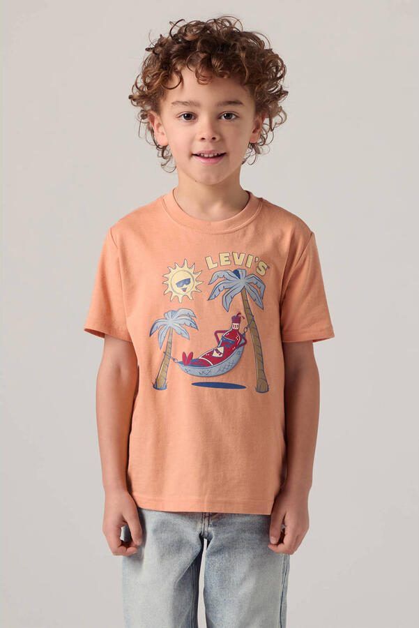Levi's T-shirt oranje