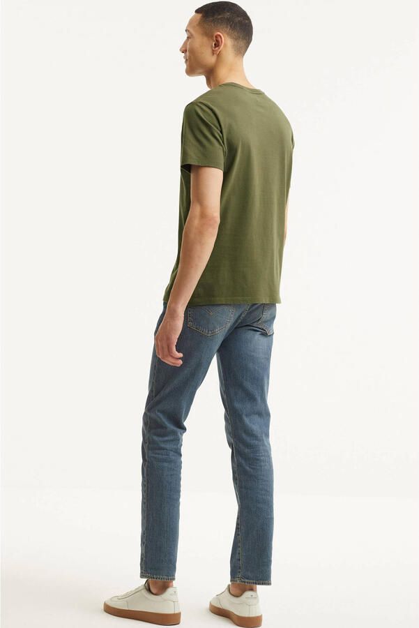 Levi's Heren T-shirt Korte Mouwen Groen 100% Katoen Green Heren - Foto 2