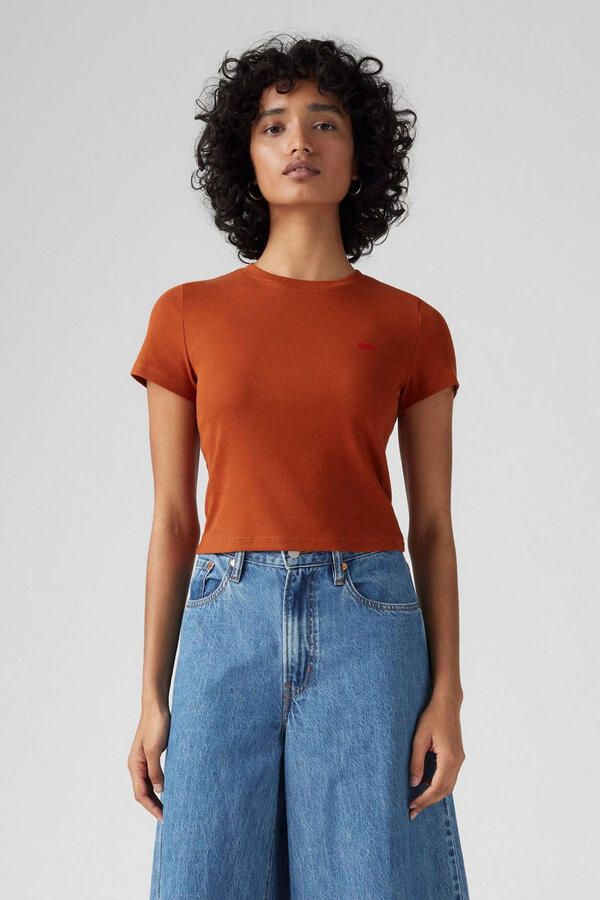 Levi's Kort T-shirt met labelprint - Foto 3