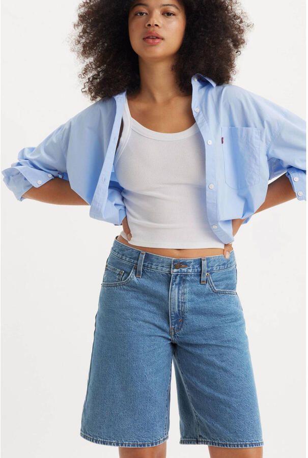 Levi's Baggy fit korte jeans in 5-pocketmodel model 'FOOLISH' - Foto 3