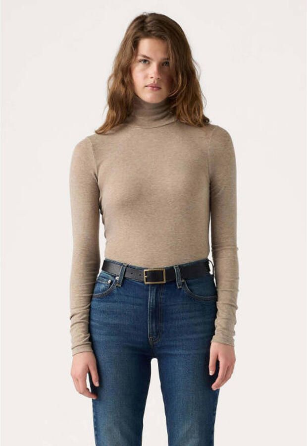 Levi's wollen top beige