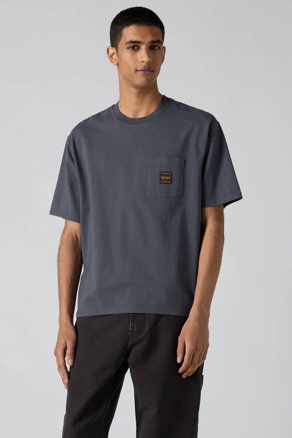 Levi's T-shirt Korte Mouw Levis Werkkleding T-shirt met zakken boxy model - Foto 2