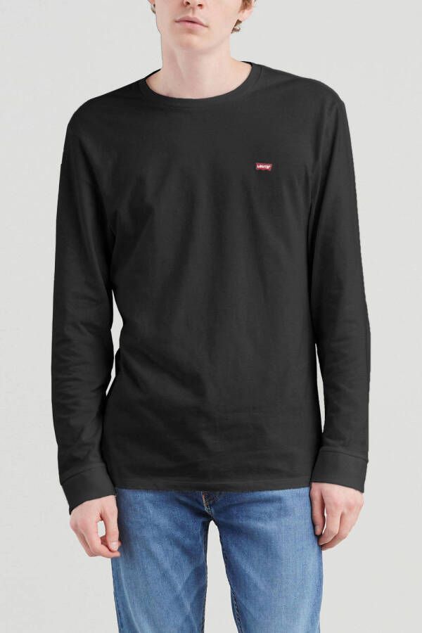 Levis LEVI'S Long Sleeve Small Logo Batwing T-Shirt Black- Heren Black