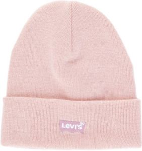 Levi's Beanie met labelstitching model 'Slouchy Beanie'