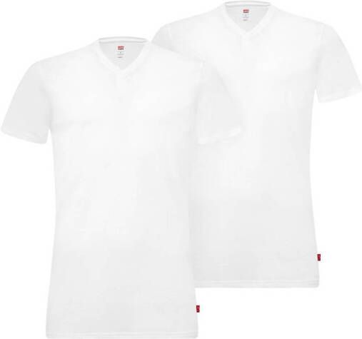 Levi's ondershirt (set van 2) wit