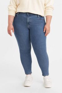 Levi s Plus SIZE skinny fit high rise jeans van light denim model '721'