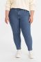 Levi s Plus SIZE skinny fit high rise jeans van light denim model '721' - Thumbnail 1