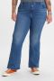 Levi's Plus 726 high waist flared jeans medium blue denim - Thumbnail 1