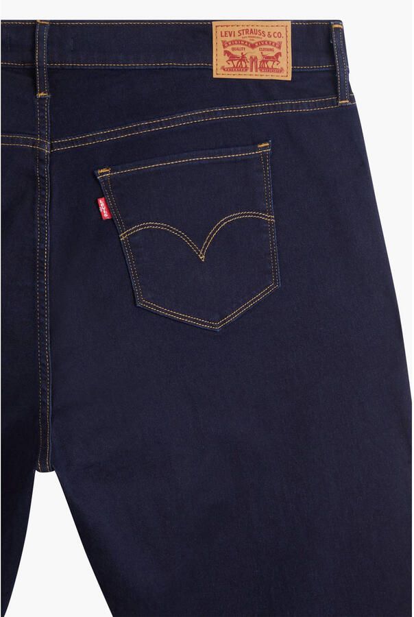 Levi's Plus 314 high waist straight leg jeans dark blue denim - Foto 2