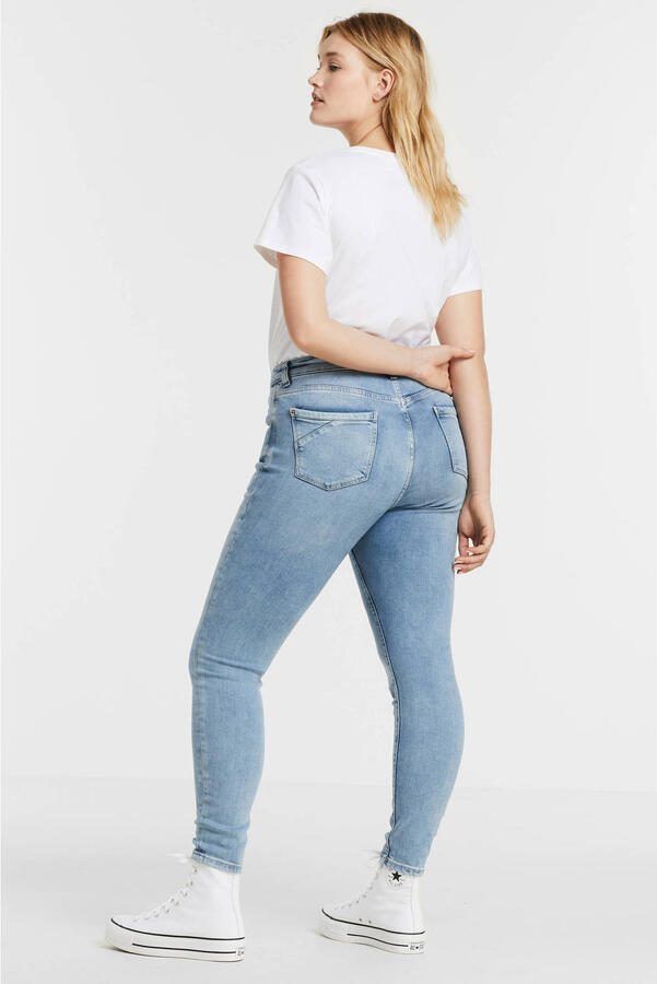 Levi's Plus Perfect Crew T-shirt met logo wit rood - Foto 3