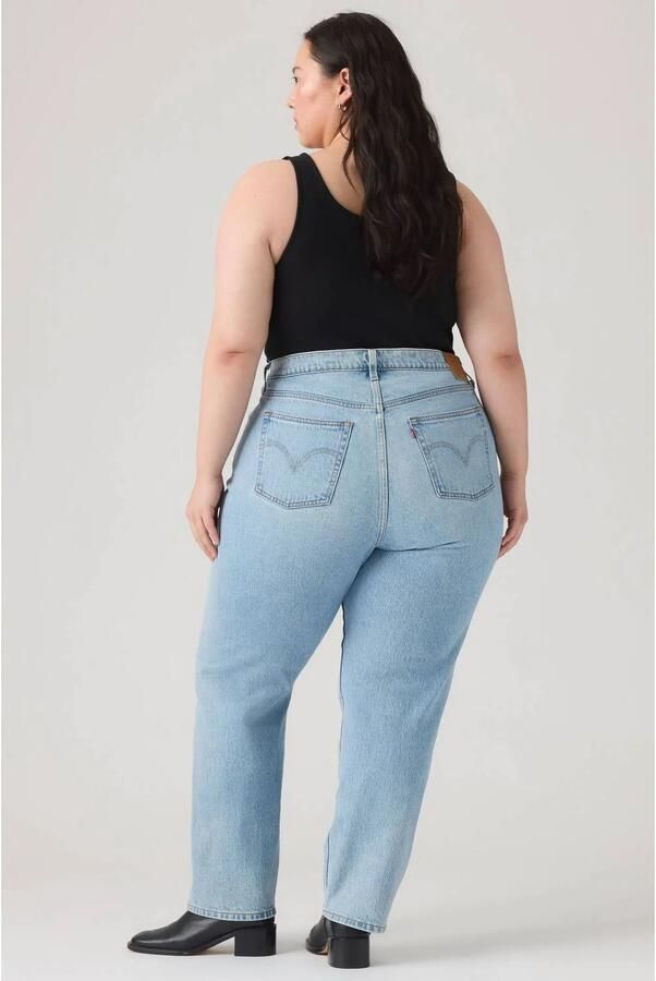 Levi's Plus straight leg jeans light blue denim - Foto 2