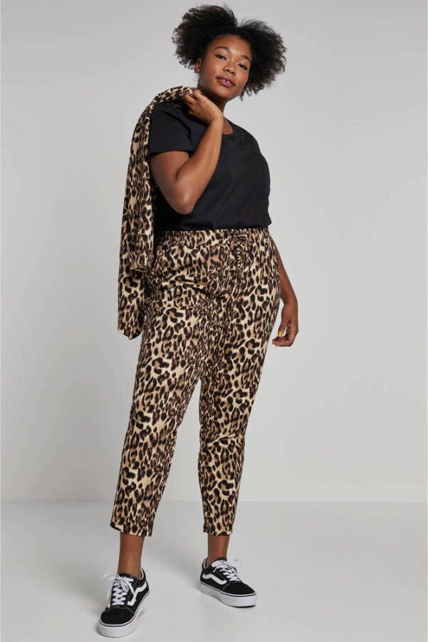 Levi's Plus Perfect Crew T-shirt met logo zwart rood