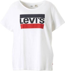 Levi's Plus Levi's Plus Shirt met ronde hals Graphic Sport Logoprint